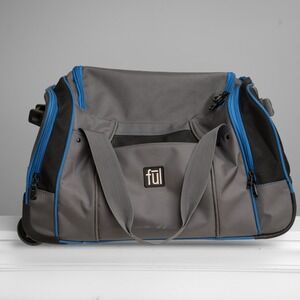 FuL Rolling Duffel Bag Wheeled Carry On Luggage Travel Bag‎ GorpCore Utility Bag